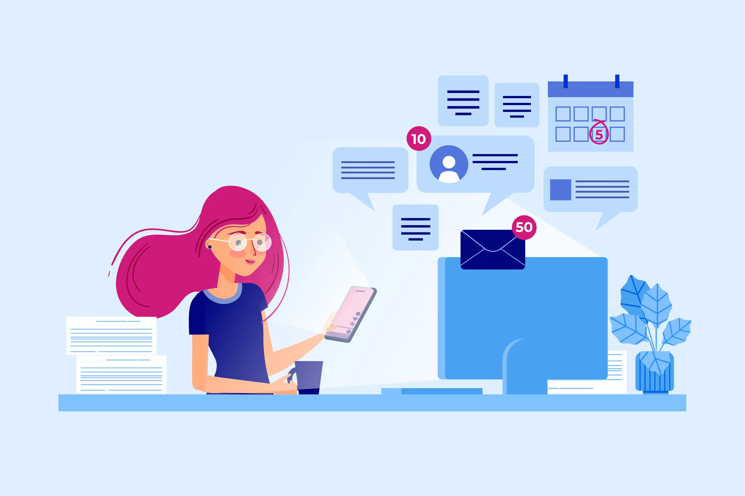 Stock & Product Assignment illustration